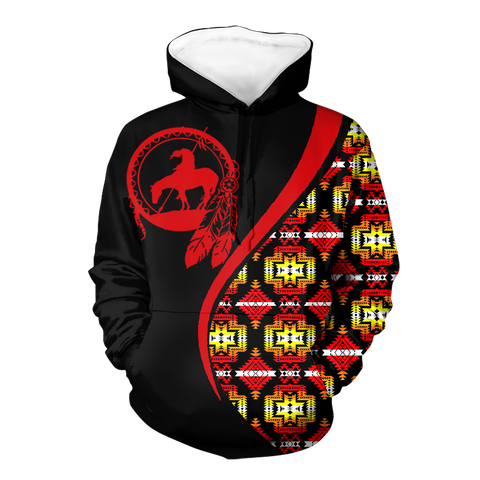 Powwow StoreHD0012309 Pattern Native Pride 3D Hoodie