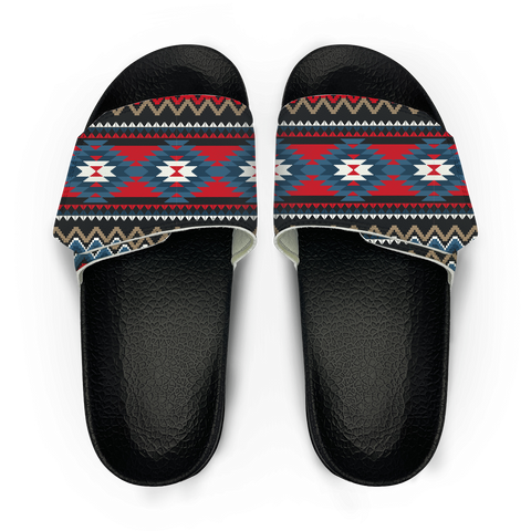 Powwow StoreGBNAT00529 Pattern Native American Magic Sticker Slippers