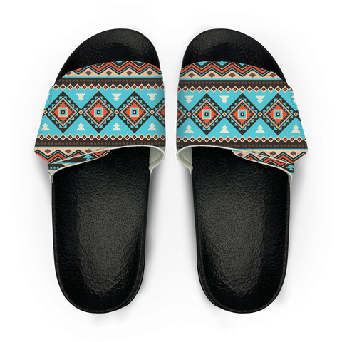 Powwow StoreGBNAT00319 Pattern Native American Magic Sticker Slippers