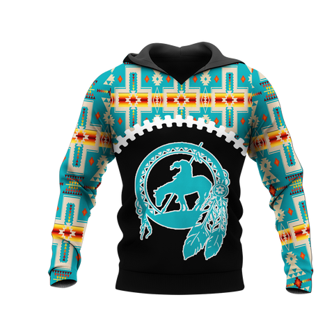 Powwow StoreHD0012271 Pattern Native Pride 3D Hoodie