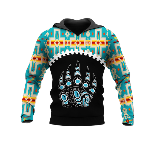 Powwow StoreHD0012286 Pattern Native Pride 3D Hoodie