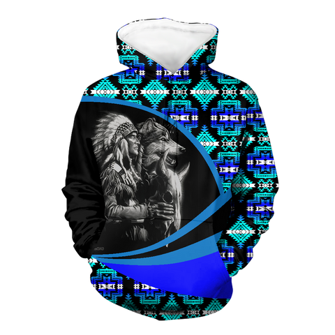 Powwow StoreHD0011354 Pattern Native Pride 3D Hoodie