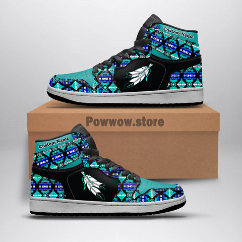 Powwow StoreJDS096 Pattern Native Shoes
