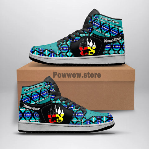 Powwow StoreJDS097 Pattern Native Shoes