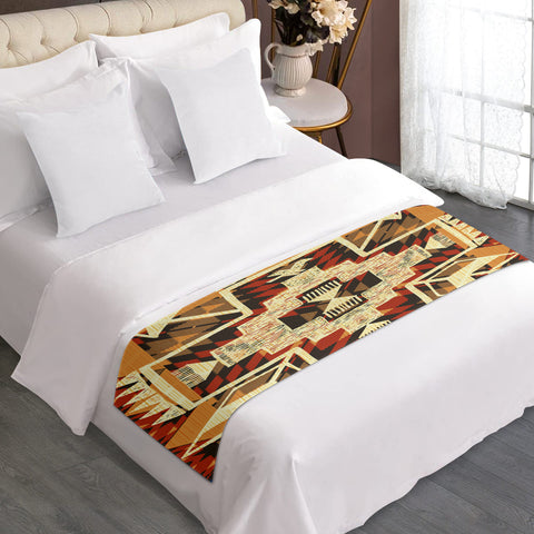 Powwow StoreGBNAT00022 Pattern Native American Bed Runner