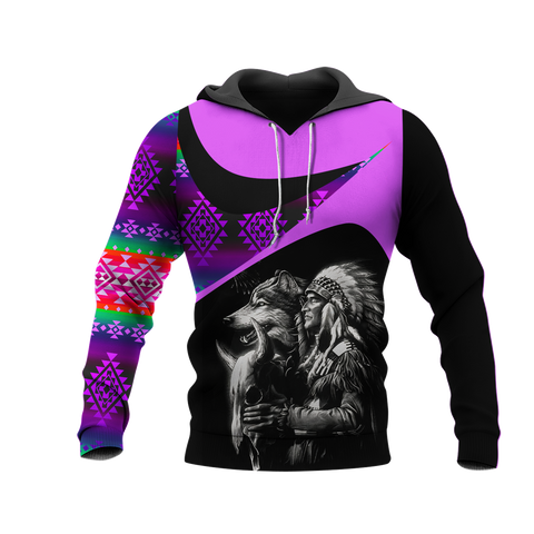 Powwow StoreHD0011402 Pattern Native Pride 3D Hoodie
