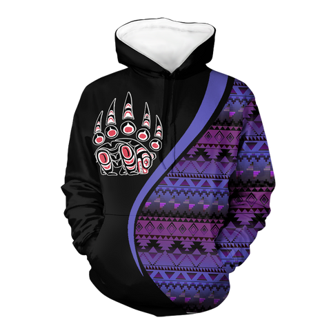 Powwow StoreHD0012294 Pattern Native Pride 3D Hoodie