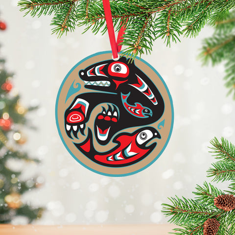 Powwow StoreORM0017 Christmas Tree Ornament Native