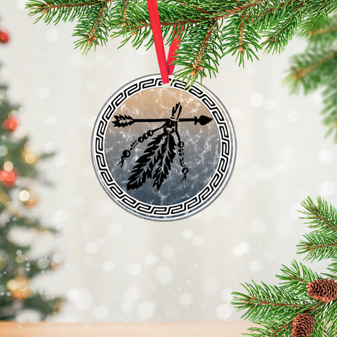 Powwow StoreORM0026 Christmas Tree Ornament Native