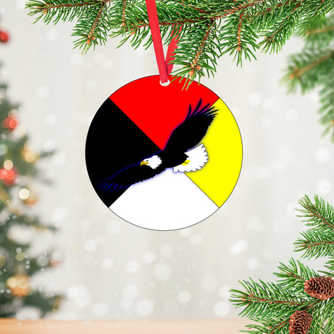 Powwow StoreORM0028 Christmas Tree Ornament Native