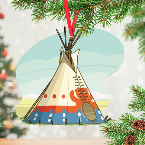 Powwow StoreORM008 Christmas Tree Ornament Native