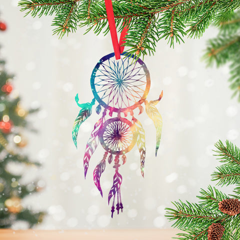 Powwow StoreORM0032 Christmas Tree Ornament Native