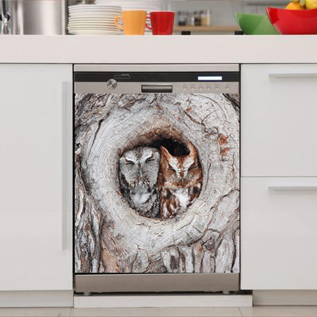 Powwow StoreDWC001 Owl Nest Native Dishwasher Cover