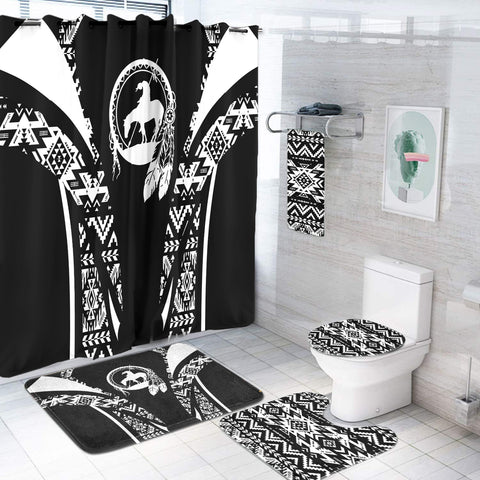 Powwow StoreBS000224 Pattern Native American Bathroom Set