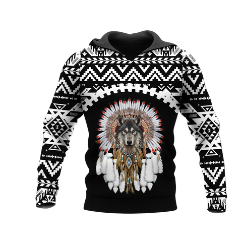 Powwow StoreHD0012291 Pattern Native Pride 3D Hoodie