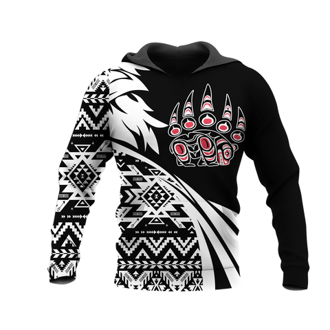 Powwow StoreHD0012341 Pattern Native Pride 3D Hoodie