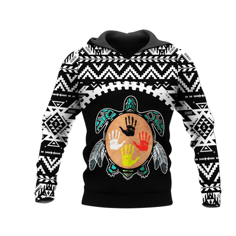 Powwow StoreHD0012292 Pattern Native Pride 3D Hoodie