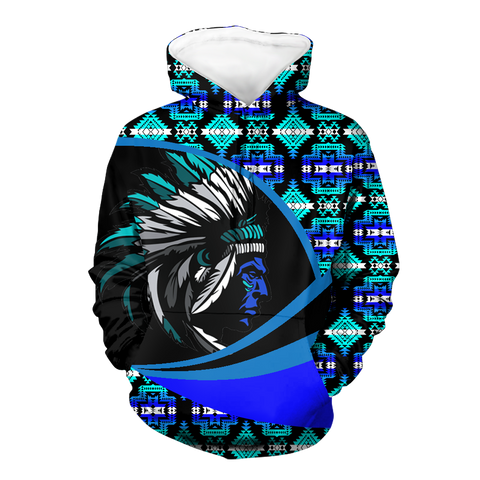 Powwow StoreHD0011357 Pattern Native Pride 3D Hoodie