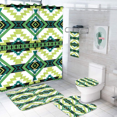 Powwow StoreGBNAT00779 Pattern Native American Bathroom Set