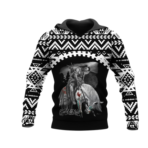 Powwow StoreHD0012293 Pattern Native Pride 3D Hoodie
