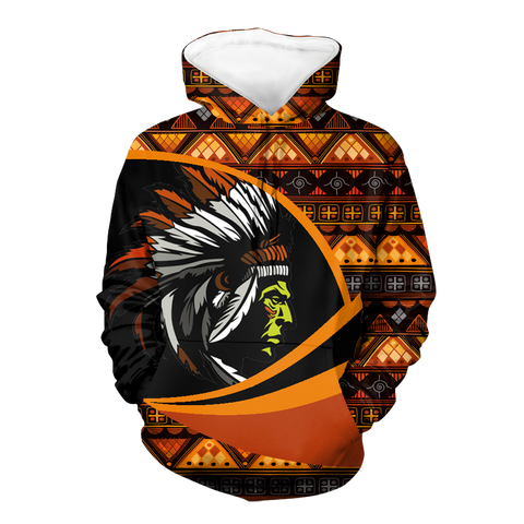 Powwow StoreHD0011358 Pattern Native Pride 3D Hoodie