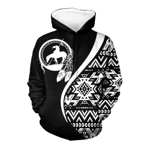 Powwow StoreHD0012317 Pattern Native Pride 3D Hoodie