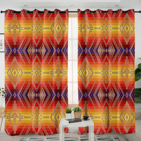 250325M10v7 Native American Living Room Curtain