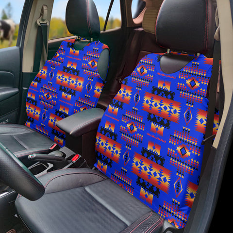 Powwow StoreGBNAT0004606 Pattern Native Vest Style Car Seat Cover