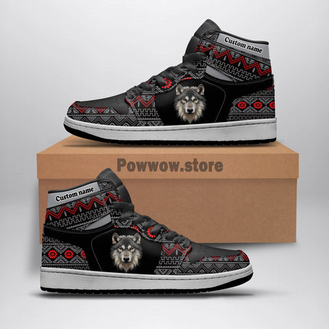 Powwow StoreJDS0117 Pattern Native Shoes