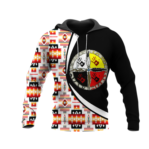 Powwow StoreHD0012216 Pattern Native Pride 3D Hoodie