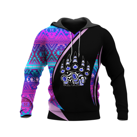 Powwow StoreHD0011856 Pattern Native Pride 3D Hoodie