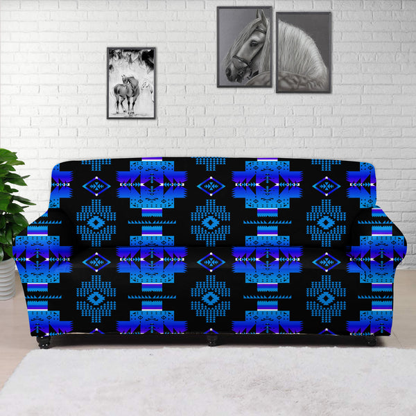 Wave Tribal Quilted Sofa Cover NCU0NXD1844