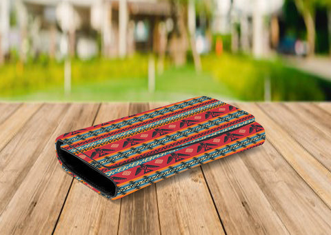 Powwow StoreGBNAT00029 Pattern Native Foldable Wallet