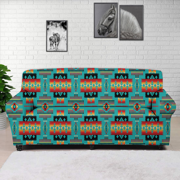 Tribal Horizon Quilted Sofa Cover NCU0DV1770