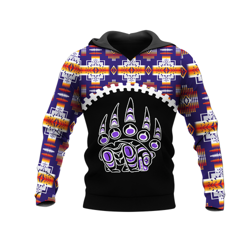 Powwow StoreHD0012273 Pattern Native Pride 3D Hoodie