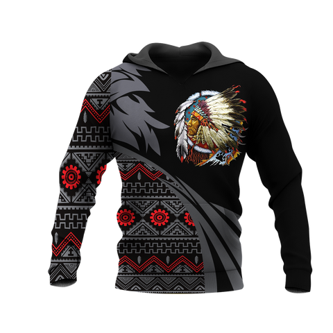 Powwow StoreHD0012322 Pattern Native Pride 3D Hoodie