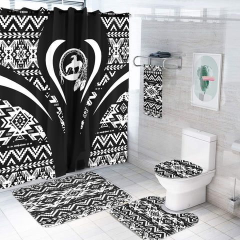 Powwow StoreBS000335 Pattern Native American Bathroom Set