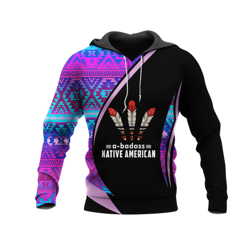 Powwow StoreHD0011859 Pattern Native Pride 3D Hoodie