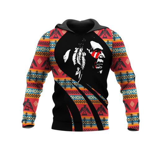 Powwow StoreHD0011713 Pattern Native Pride 3D Hoodie