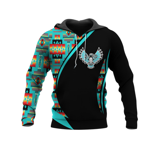 Powwow StoreHD0011862 Pattern Native Pride 3D Hoodie