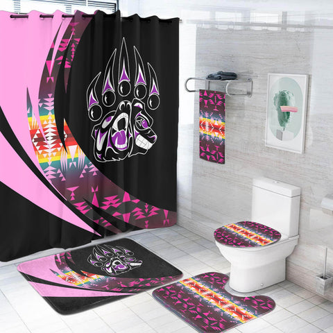 Powwow StoreBS000372 Pattern Native American Bathroom Set