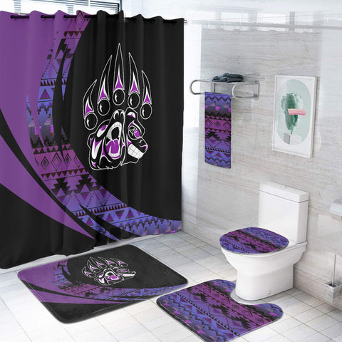Powwow StoreBS000377 Pattern Native American Bathroom Set