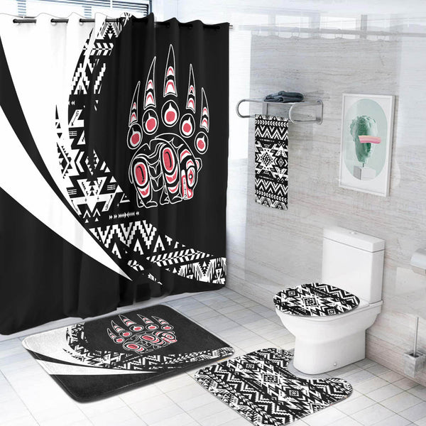 BS000393 Pattern Native American Bathroom Set Powwow Store