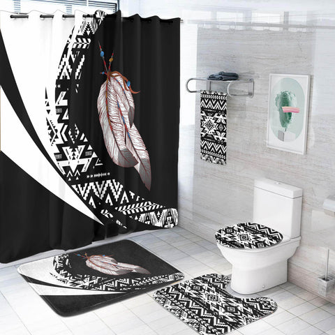 Powwow StoreBS000394 Pattern Native American Bathroom Set