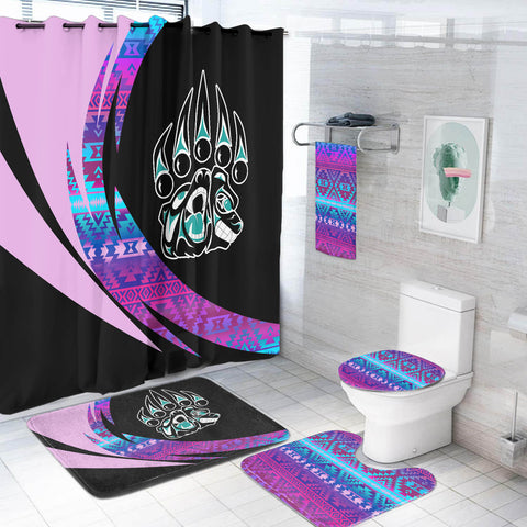 Powwow StoreBS000397 Pattern Native American Bathroom Set