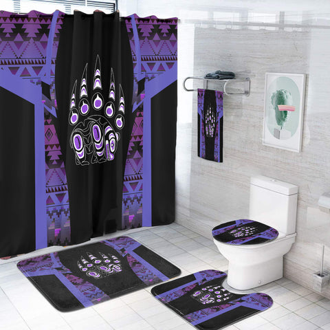 Powwow StoreBS000398 Pattern Native American Bathroom Set
