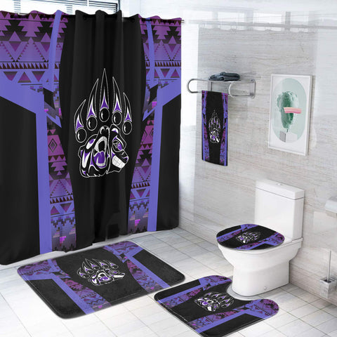Powwow StoreBS000399 Pattern Native American Bathroom Set