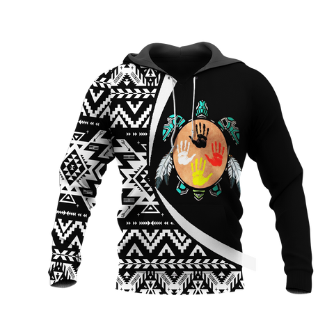 Powwow StoreHD0012246 Pattern Native Pride 3D Hoodie
