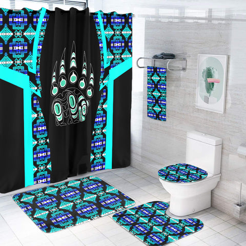 Powwow StoreBS000404 Pattern Native American Bathroom Set