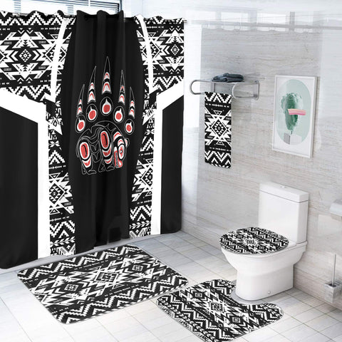 Powwow StoreBS000406 Pattern Native American Bathroom Set